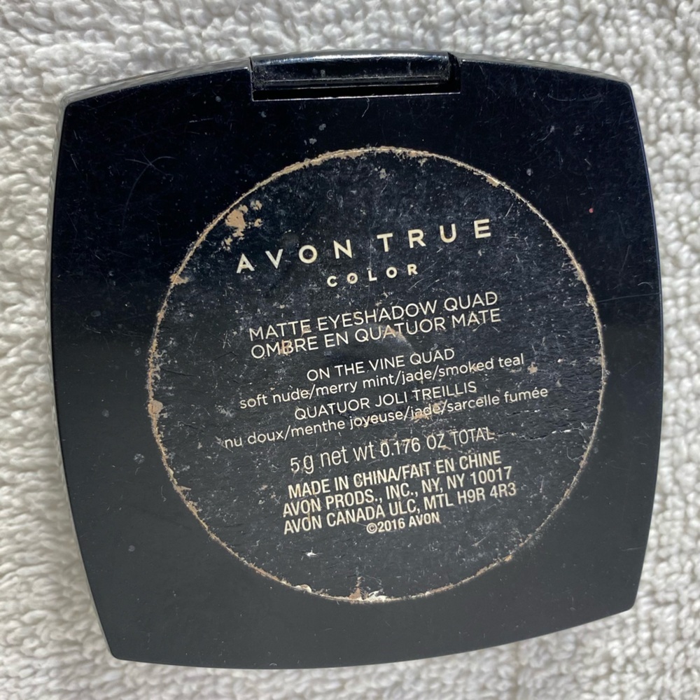 Avon True Color Matte Eyeshadow Discontinued On The Vine Quad Compact - Picture 2 of 12